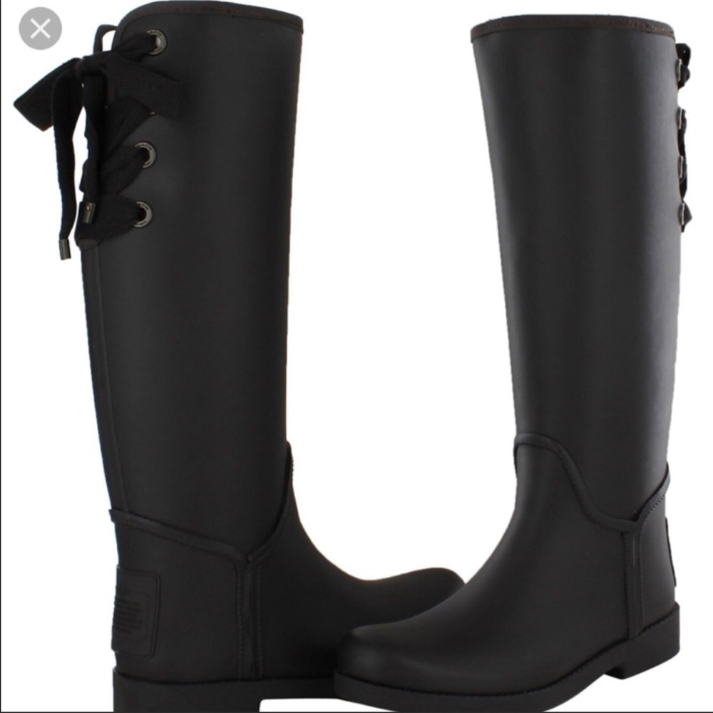 Coach Rain boots EUC